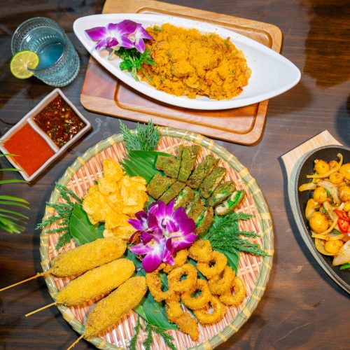 Mực ống sốt phô mai