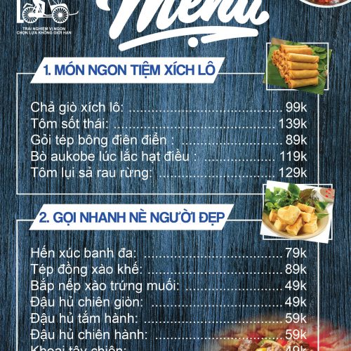 Món ngon Tiệm Xích Lô