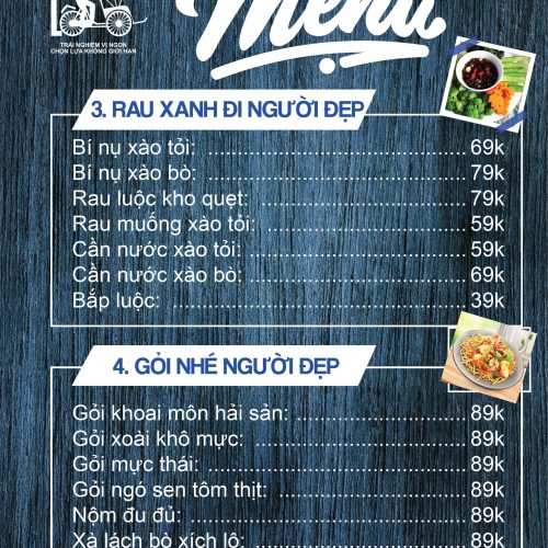 Rau xanh và Gỏi
